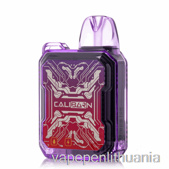 Uwell Caliburn Bar B6000 Vienkartinis Vynuogių Ledo Vape Skystis